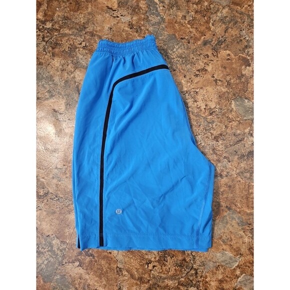 Lululemon Men Blue Pace Breaker‎ Running Short With Liner 26" Waist 9" Insea(L6) - Picture 1 of 9